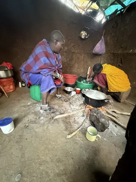 Een dag in het leven van een Maasai-vrouw